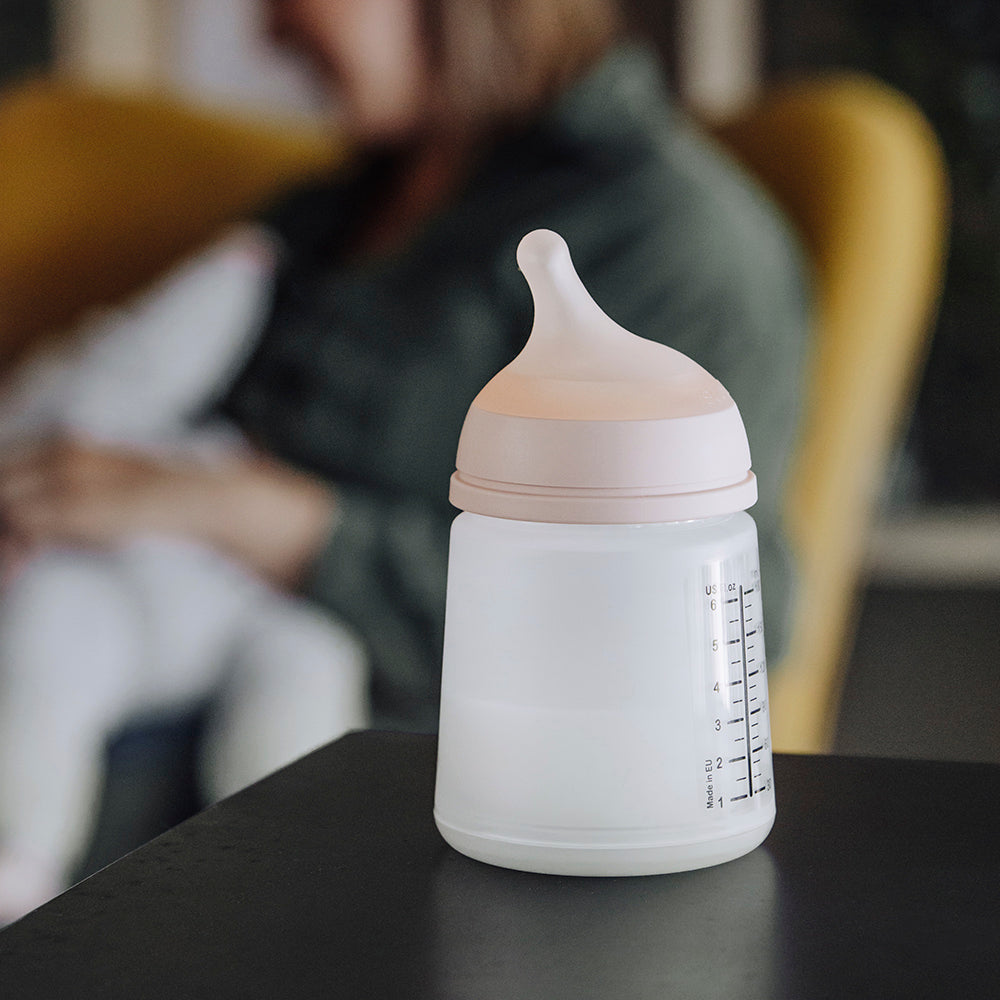Biberón Zero Zero Anticólicos de Silicón Flujo A 180ml