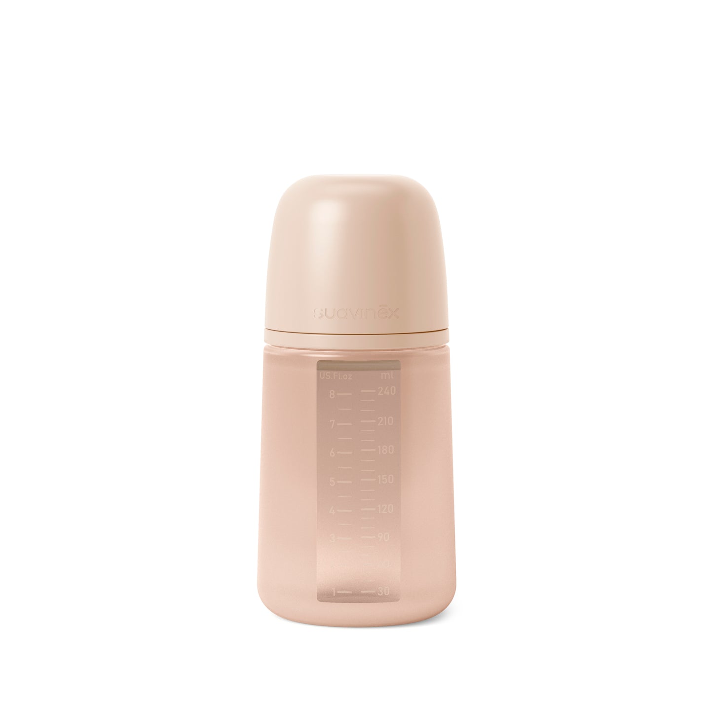 Biberón de Silicón Anticólicos Colour Essence Rosada 240ml