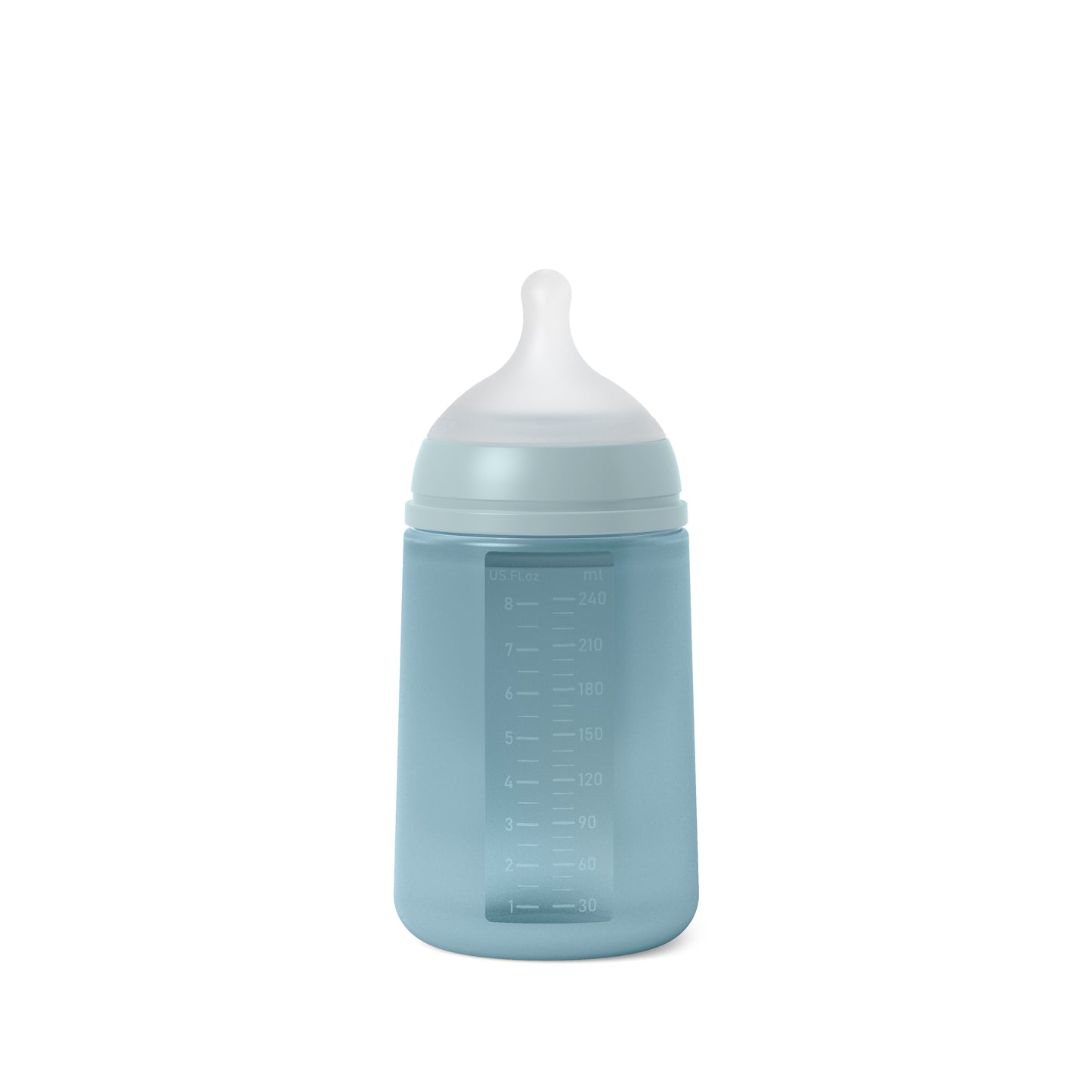 Biberón de Silicón Colour Essence Azul 240ml 2 Pack