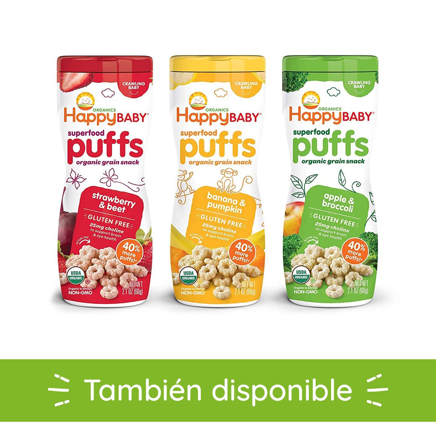 Puffs Zanahoria Morada y Arándanos