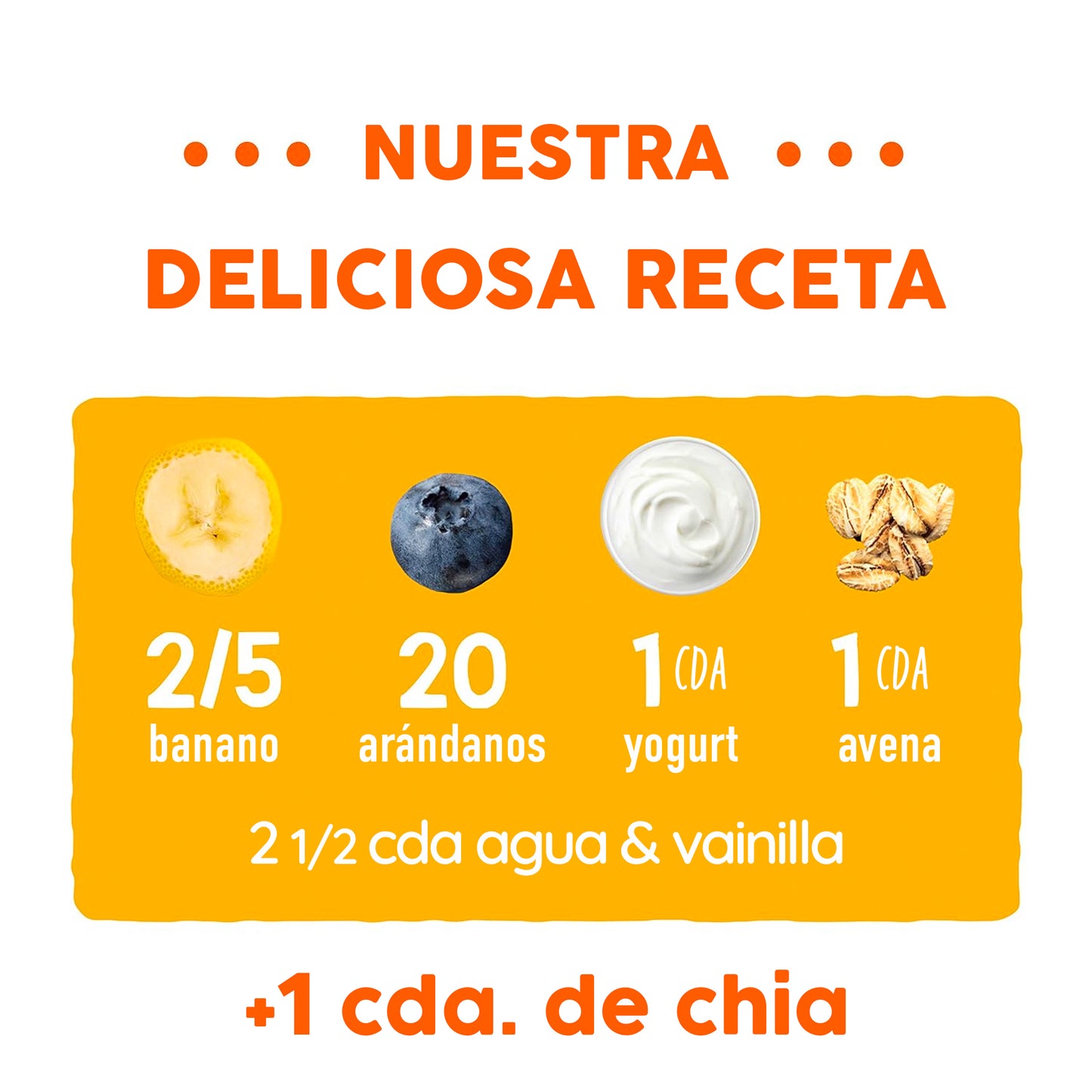 Compotas Super Mornings Banano, Arándano y Yogurt 8 Unidades