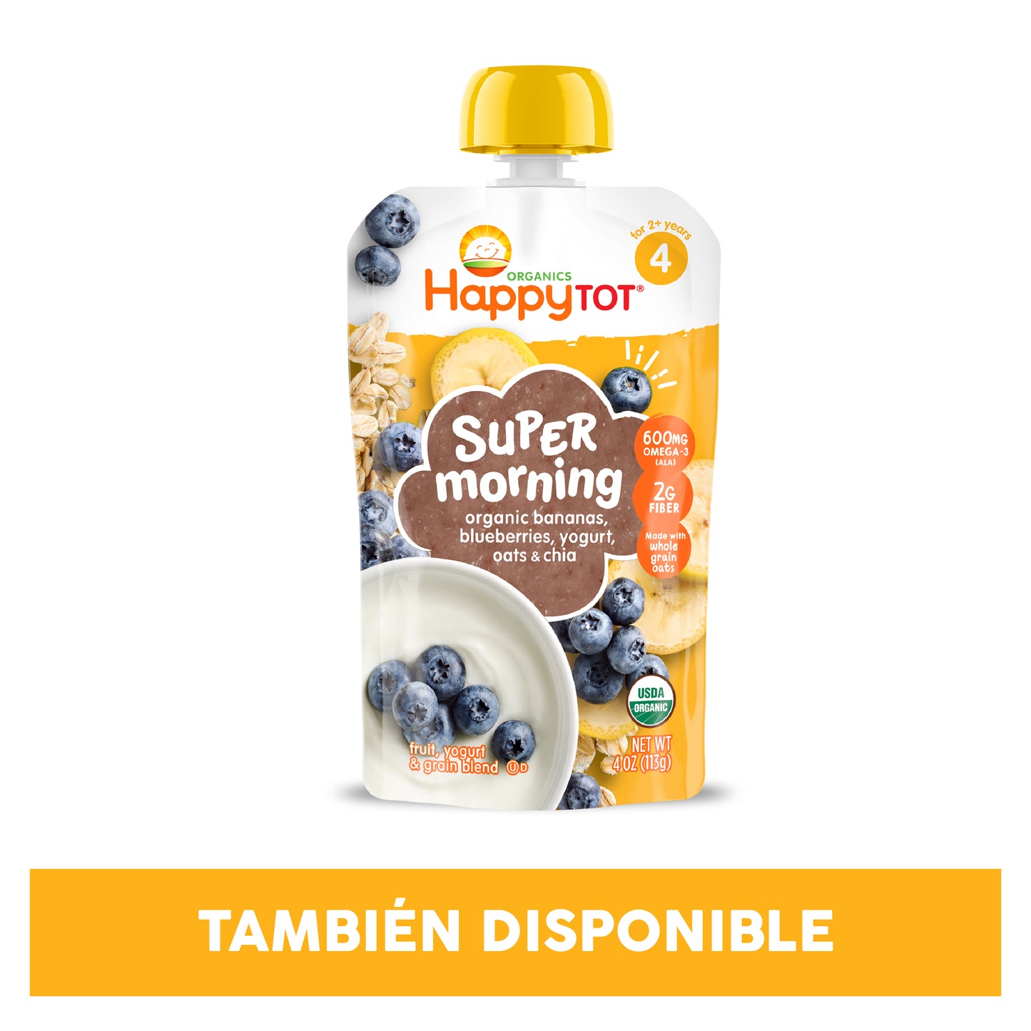 Compotas Super Mornings Manzana, Canela y Yogurt 8 Unidades