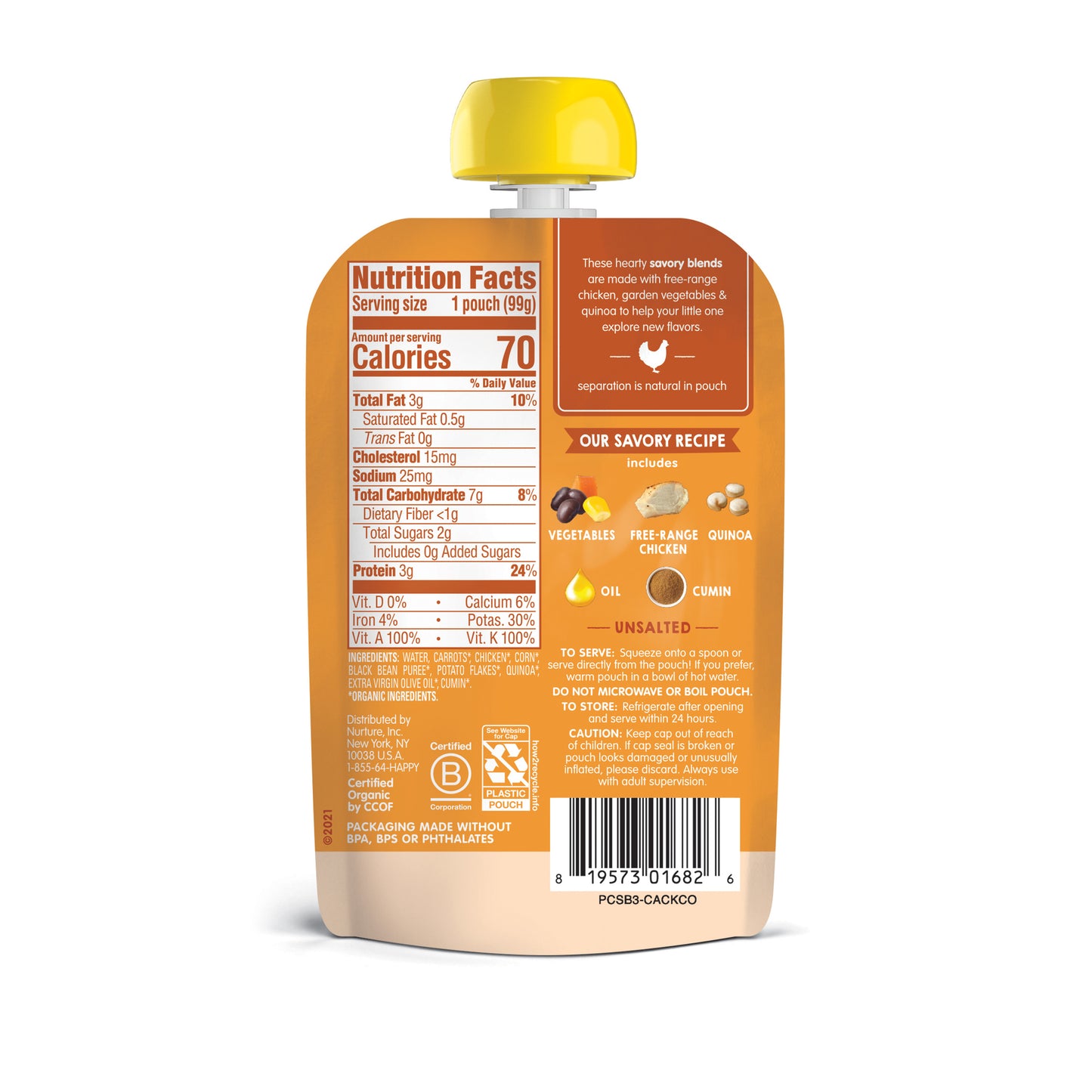Compotas Pollo Vegetales y Quinoa 8 Unidades