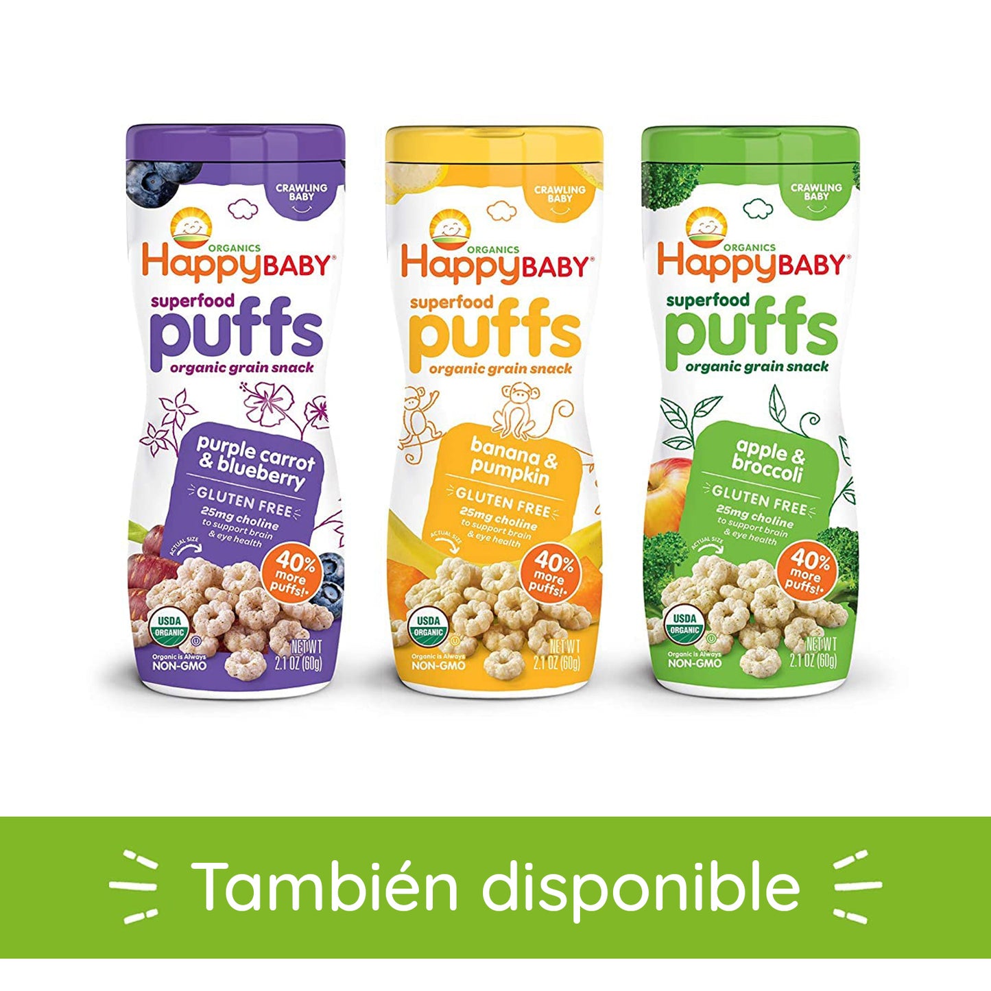 Puffs Fresa Remolacha 4 Unidades