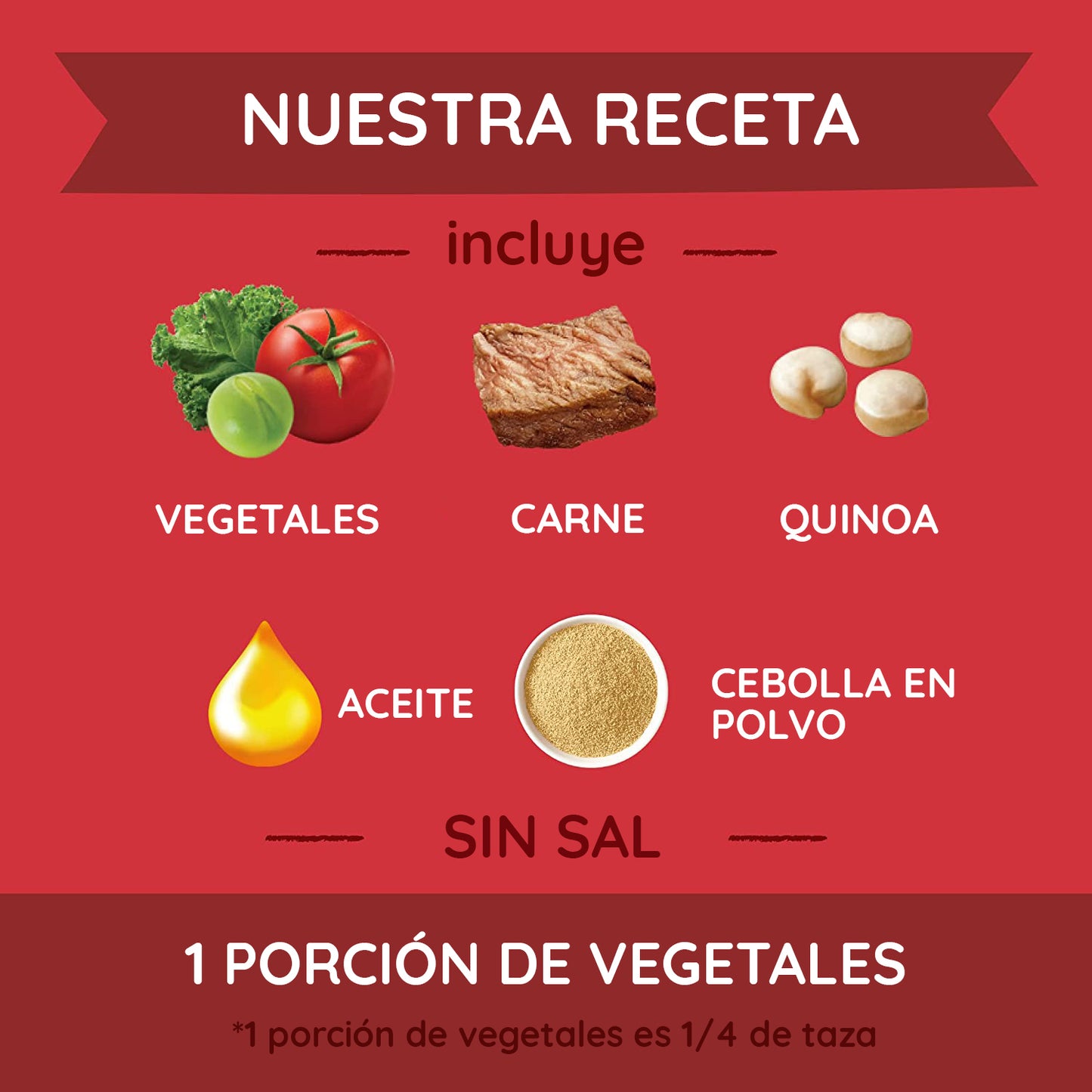 Compotas Res, Vegetales y Quinoa 8 Unidades