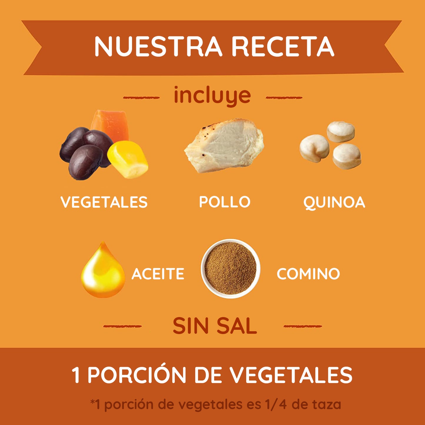 Compotas Pollo Vegetales y Quinoa 8 Unidades