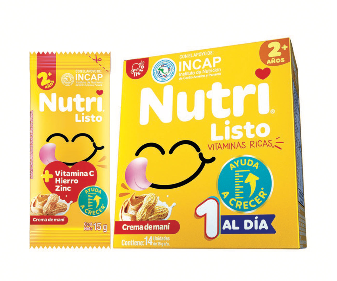 Nutri Listo +2 Crema de Mani x4